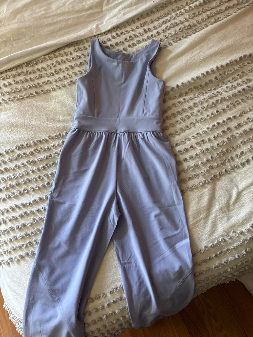 abercrombie kids lavender one-piece jumpsuit
